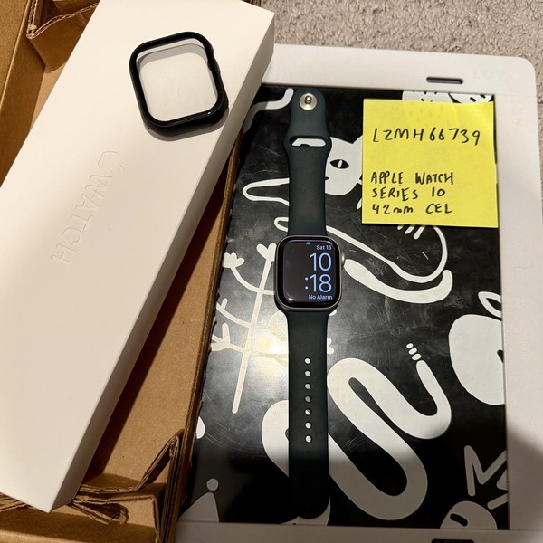 Apple Watch Series 10 42mm - AT&T, Silver, A3001 - Cellular, Aluminum