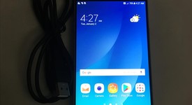 Fair
													Samsung Galaxy Note 5 - T-Mobile, Black, 32 GB, SM-N920T, photo 1 of 7