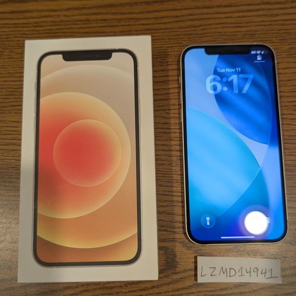 Apple iPhone 12 - Unlocked, 64 GB, White, A2172