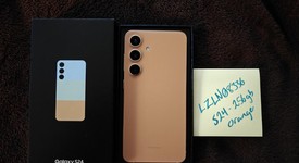 Mint
													Samsung Galaxy S24 - Unlocked, Orange, 256 GB, 8 GB, SM-S921U1, photo 1 of 13