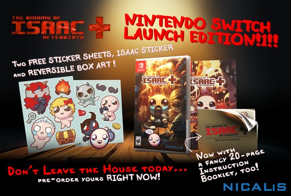 The Binding of Isaac: Afterbirth+ Plus, Launch Edition for Nintendo Switch