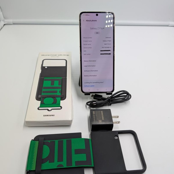 Samsung Galaxy Z Flip4 5G - Unlocked, 256 GB, Custom, 8 GB, SM-F721U1, Bespoke Edition