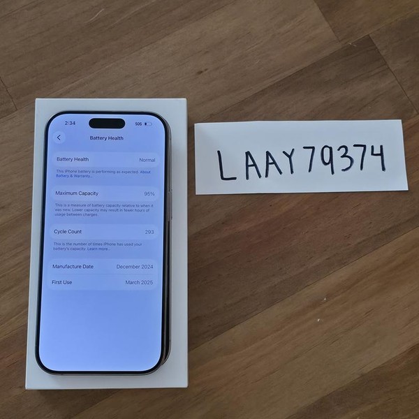 Apple iPhone 16 Pro - Unlocked, Natural, 128 GB, A3083