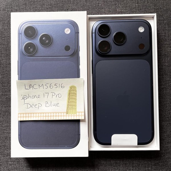 Apple iPhone 17 Pro - Unlocked, 256 GB, Deep Blue, A3256