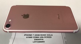 Fair
													Apple iPhone 7 - Unlocked, Rose Gold, 32 GB, A1660, photo 5 of 7