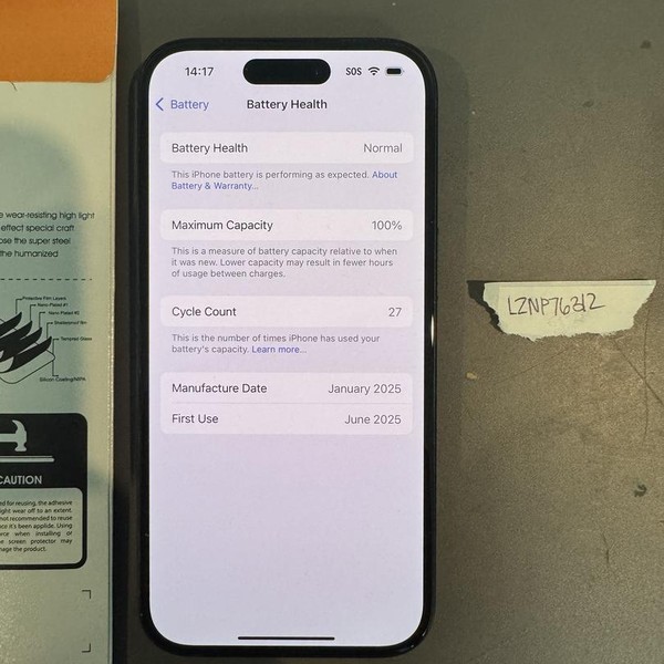 Apple iPhone 15 - Unlocked, 128 GB, Black, A2846