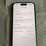 Mint Apple iPhone 16 - Unlocked, 128 GB, Black, A3081