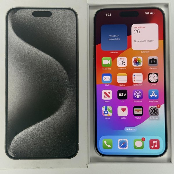 Apple iPhone 15 Pro Max - Verizon, White, 256 GB, A2849