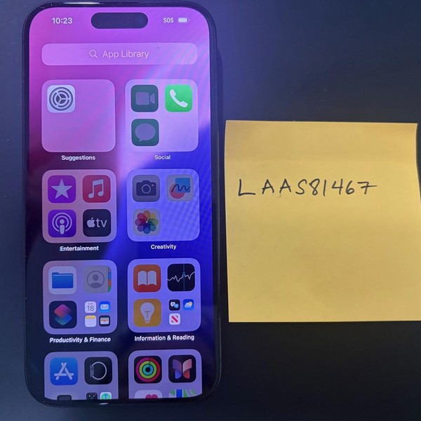 Apple iPhone 15 Pro - AT&T, Black, 128 GB, A2848