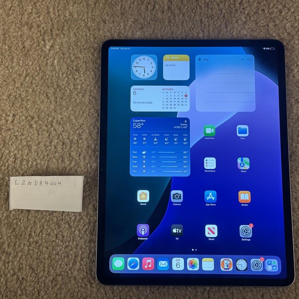 Apple iPad Air 13 inch (M2) 2024 - Wi-Fi, 128 GB, Gray, A2898