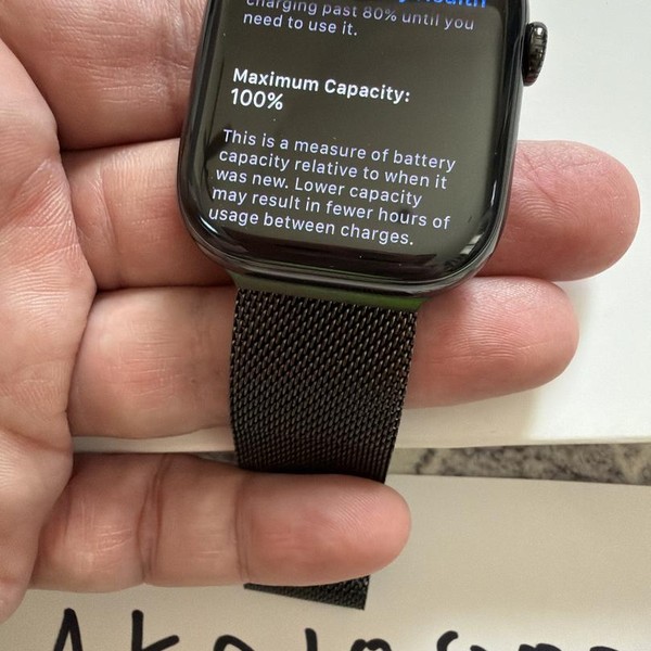Apple Watch Series 11 46mm - Unlocked, Slate, A3337 - Cellular, Titanium