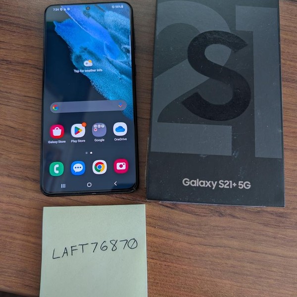 Samsung Galaxy S21 Plus 5G - Unlocked, 128 GB, Black, 8 GB, SM-G996U1