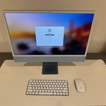 Good iMac 2021 24 inch - 256 GB, Blue, 8 GB, Apple M1