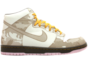 Nike Dunk High 1 Piece White Khaki Pink Ice for sale