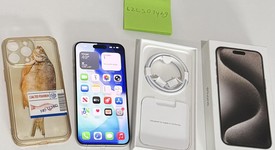 Good
													Apple iPhone 15 Pro Max - Unlocked, Natural, 256 GB, A2849, photo 1 of 12