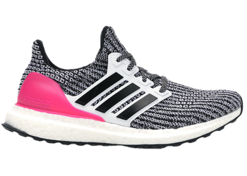 adidas Ultra Boost 4.0 White Black Pink (Youth) for sale