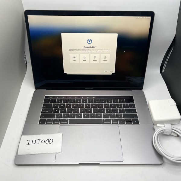 MacBook Pro 2018 (With Touch Bar) - 15 inch - 512 GB, Gray, 16 GB, Intel Core i7