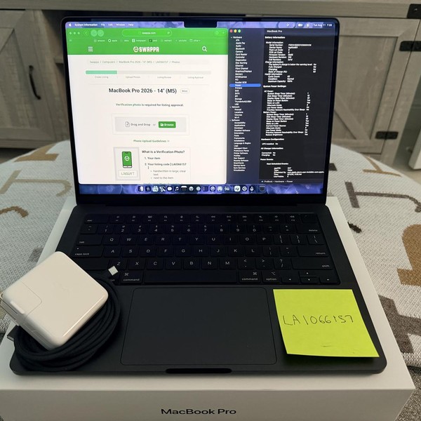 MacBook Pro 2026 - 14 inch (M5) - 512 GB, Space Black, 16 GB, Apple M5, Standard Display