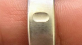 Good
													Oura Ring Gen 3 - Titanium, Size 11, Horizon, photo 4 of 4