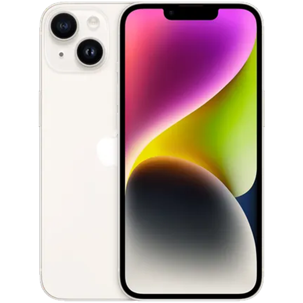 Apple iPhone 14 - Unlocked, 256 GB, Starlight, A2649