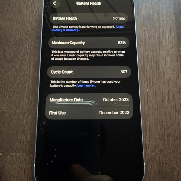 Apple iPhone 15 - T-Mobile, 128 GB, Blue, A2846