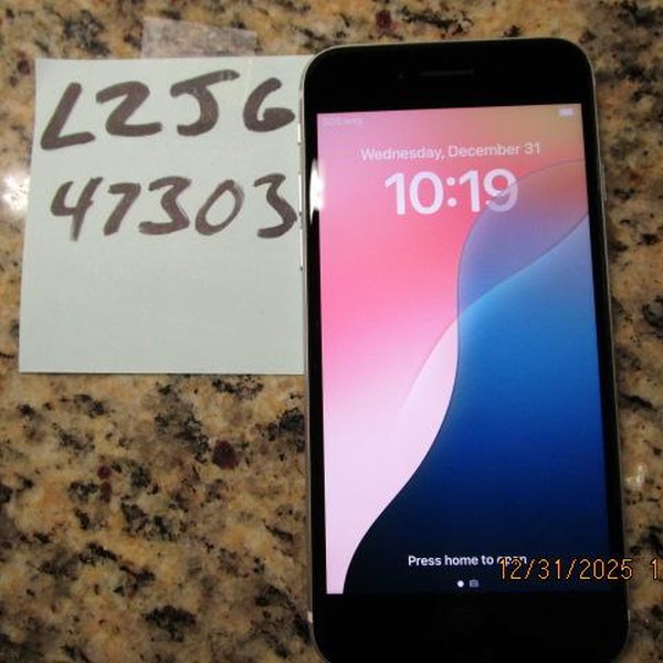 Apple iPhone SE 2nd Gen 2020 - AT&T, White, 128 GB, A2275