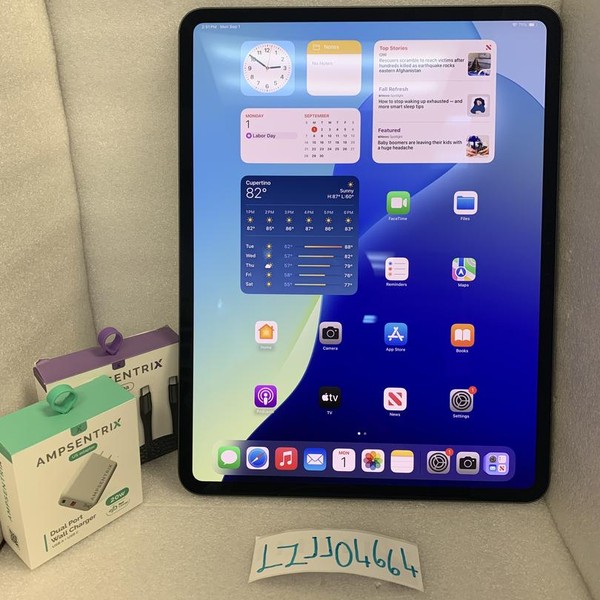 Apple iPad Pro 13 inch (M4) 2024 - Wi-Fi, 256 GB, Black, 8 GB, A2925, Standard Glass