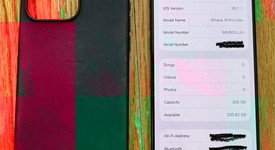 Good
													Apple iPhone 15 Pro Max - Unlocked, Black, 256 GB, A2849, photo 1 of 8