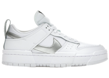 Nike Dunk Low Disrupt White Silver (Women's) for sale