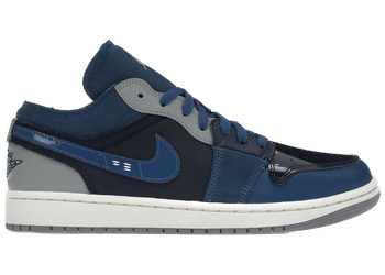 Jordan 1 Low SE Craft Obsidian French Blue Ashen Slate White for sale