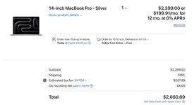 New
													MacBook Pro 2024 - 14" - Apple M4 Pro 14-core, Silver, 1 TB, 24 GB, photo 3 of 9