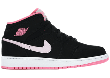 Jordan 1 Mid Black Digital Pink (GS) for sale