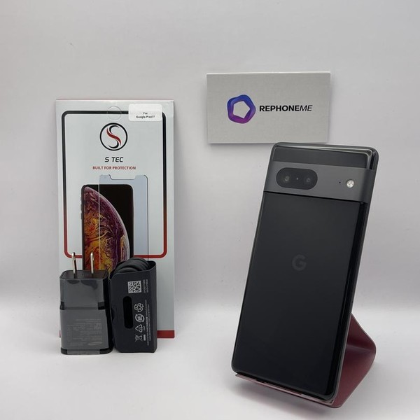 Google Pixel 7 - Unlocked, Obsidian, 128 GB, 8 GB, G03Z5, Sub-6 5G