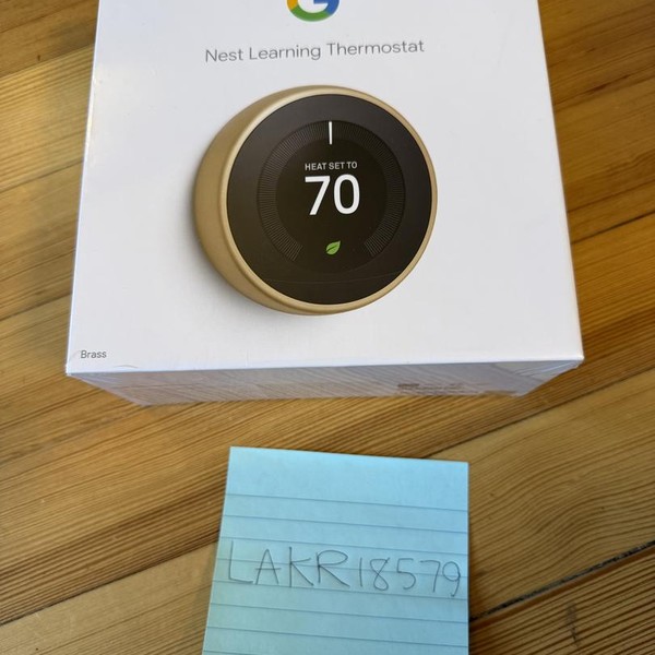 Nest Learning Thermostat (3rd Gen) - Brass