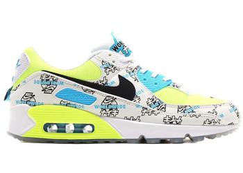 Nike Air Max 90 SE Worldwide Katakana White (Women's) for sale