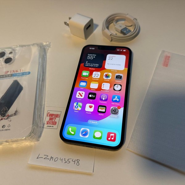 Apple iPhone 13 - Unlocked, 128 GB, Midnight, A2482