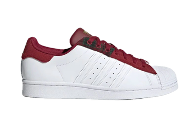adidas Superstar Collegiate Burgundy Cloud White for sale