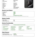 Good Apple iPhone 15 Pro Max - Unlocked, 512 GB, Black, A2849