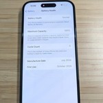 Mint Apple iPhone 15 - AT&T, 128 GB, Black, A2846