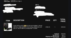 Used
													EVGA GeForce RTX 3080 - 10G-P5-3881, XC3 Black Gaming, photo 6 of 6