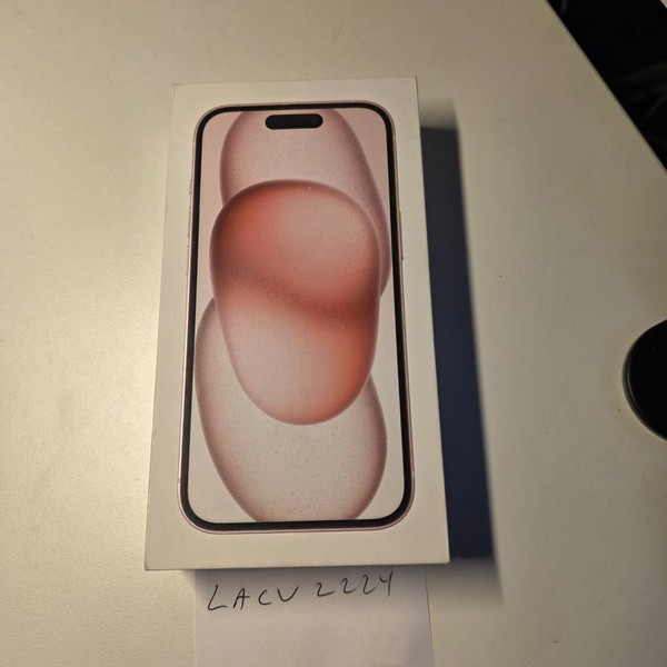 Apple iPhone 15 - Unlocked Non-US, 128 GB, Pink, A3090