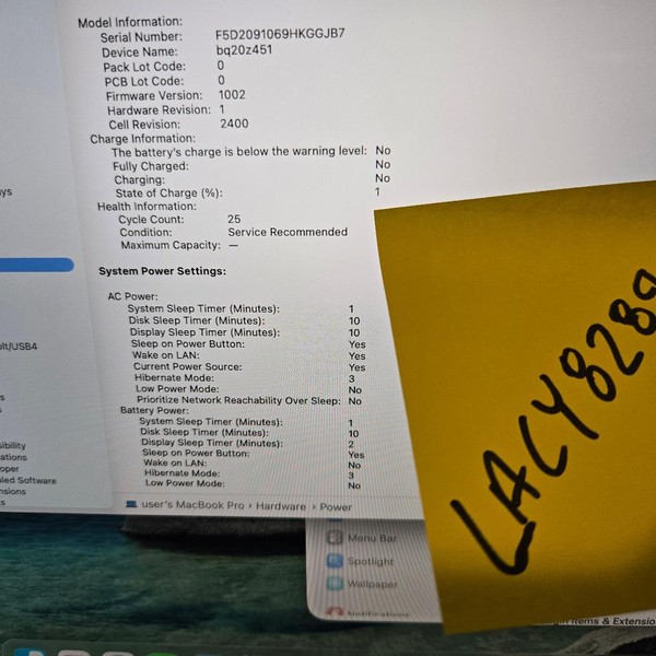 MacBook Pro 2020 - 13 inch - 512 GB, Gray, 16 GB, Apple M1