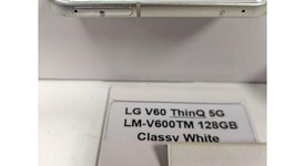 Good
													LG V60 ThinQ 5G - T-Mobile, White, 128 GB, 8 GB, photo 2 of 6