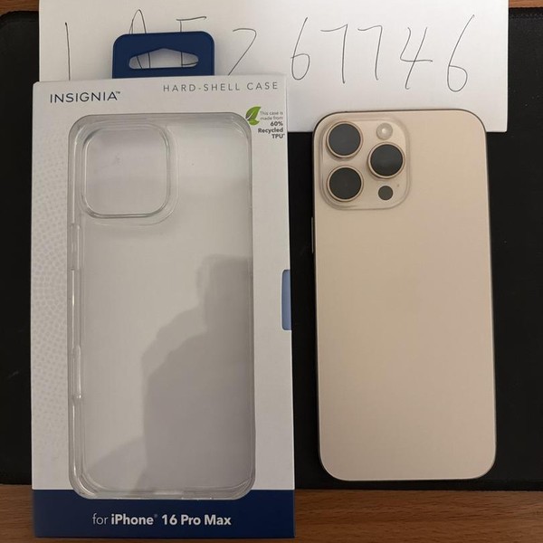 Apple iPhone 16 Pro Max - Unlocked, 256 GB, Desert, A3084