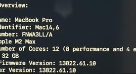 Good
													MacBook Pro 2023 - 16" - Apple M2 Max, Gray, 1 TB, 32 GB, photo 3 of 13