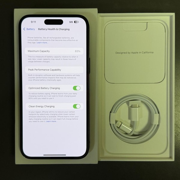 Apple iPhone 14 Pro Max - Unlocked, 256 GB, Black, A2651