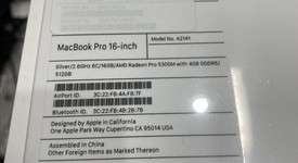 New
													MacBook Pro 2019 - 16" - I7, Silver, 512 GB, 16 GB, photo 2 of 3