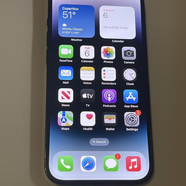 Apple iPhone 14 Pro - Unlocked, 128 GB, Black, A2650