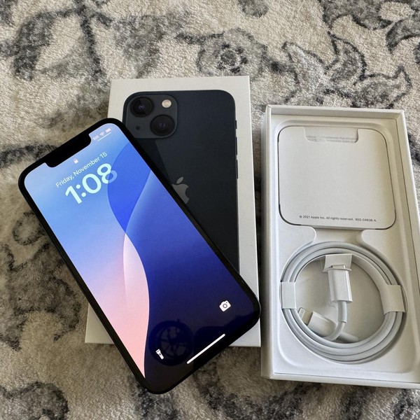 Apple iPhone 13 Mini - Unlocked, 128 GB, Midnight, A2481