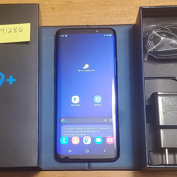 Samsung Galaxy S9 Plus - Unlocked, 64 GB, Black, SM-G965U1